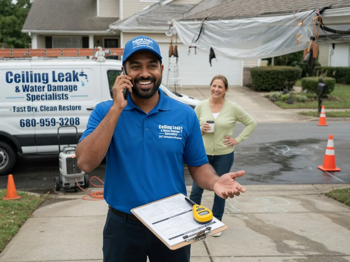 Ceiling Leak Cleanup Saint Augustine, IL FAQs